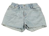 Světlemodré riflové kraťasy ZARA