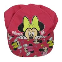 Tmavorůžová kšiltovka s Minnie Disney