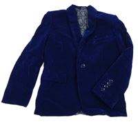 Tmavomodré sametové sako Saml