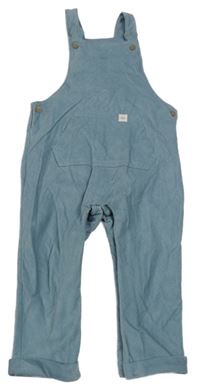 Světlemodré manšestrové laclové kalhoty F&F