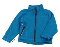 Tyrkysová softshellová bunda