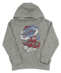 Šedá melírovaná mikina Harry Potter