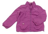 Fuchsiová šusťáková jarní bunda DopoDopo 