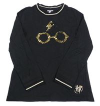 Černé triko Harry Potter 