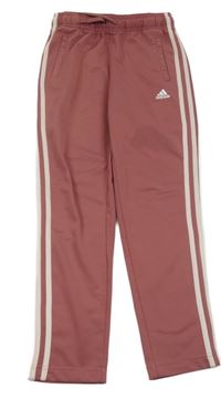 Růžové sportovní kalhoty s logem Adidas