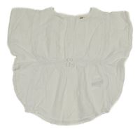 Bílá plážová tunika s madeirou H&M