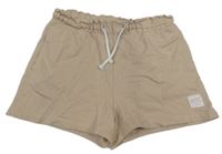 Béžové bavlněné kraťasy H&M