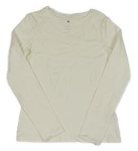 Smetanové triko H&M