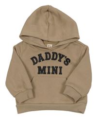 Béžová mikina s nápisem a kapucí Cozy Pixies