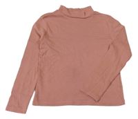 Růžové triko se stojáčkem H&M