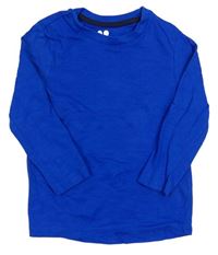 Cobaltově modré melírované triko V BY VERY