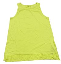 Citronový top s krajkou Y.F.K.