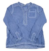 Modrá batikovaná halenka S. Oliver