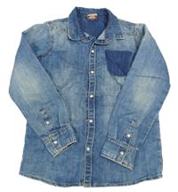 Modrá riflová košile TAPE 'A L'OEIL 