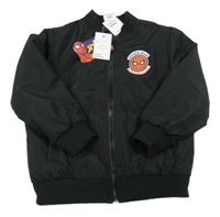 Nové - černý šusťákový zateplený bomber se Spider-manem MARVEL