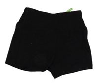 Černé elastické kraťasy Decathlon