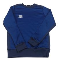 Tmavomodrá sportovní mikina s logem Umbro