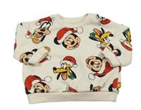Krémová mikina s Mickeym a přáteli Primark