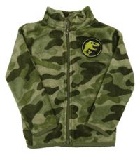 Army chlupatá propínací mikina s nášivkou - Jurský svět