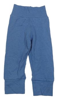 Modré melírované lehké tepláky Bubble Gum