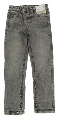 Nové - Šedé slim rifle Denim Co.