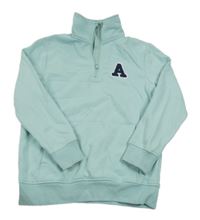 Tyrkysová mikina s písmenem Yigga