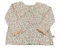 Nové - Krémové květované triko