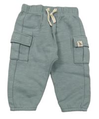 Zelenošedé cargo tepláky George