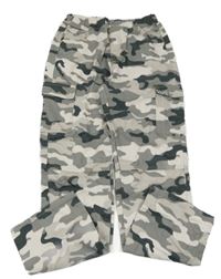 Šedé army cargo rifle Shein