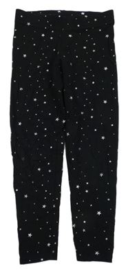 Černé legíny s hvězdami M&S