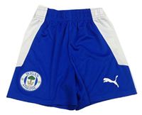 Modro-bílé sportovní funkční kraťasy s logem zn. Puma