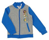 Šedo-modrá propínací mikina s Tlapkovou Patrolou zn. Nickelodeon