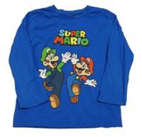 Modré triko s Mariem 