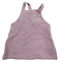 Lila manšestrové laclové šaty John Lewis