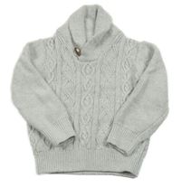 Šedý vzorovaný svetr C&A