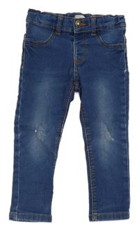 Modré skinny rifle hema