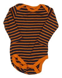 Tmavomodro-oranžové pruhované body Lupilu