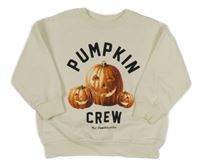 Smetanová mikina s dýněmi F&F