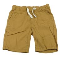 Hnědé plátěné kraťasy H&M