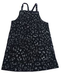 Černé vzorované riflové laclové šaty George