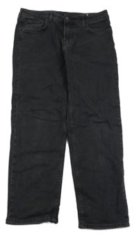 Tmavošedé relaxed fit rifle H&M