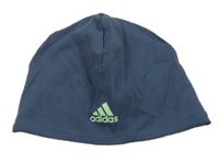 Šedomodrá čepice s logem Adidas