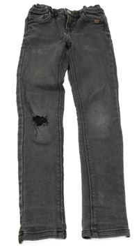 Šedé teplákové skinny rifle s prošoupáním Name it