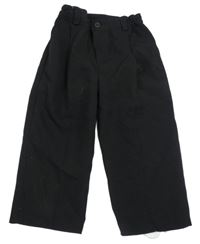 Černé společenké kalhoty