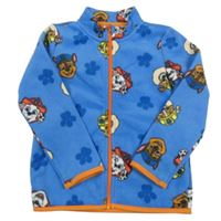 Modrá fleecová propínací mikina - Tlapková patrola Nickelodeon