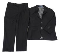 2set - Černé sako + černé chino kalhoty H&M