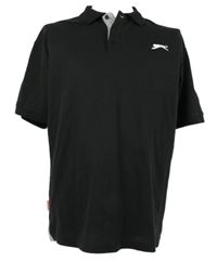 Pánské černé polo tričko Slazenger 