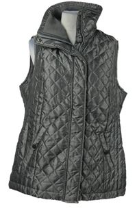 Dámská břidlicová prošívaná šusťáková zateplená vesta Dash