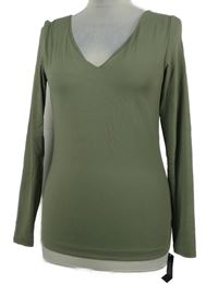 Nové - Dámské světlekhaki triko Dunnes 