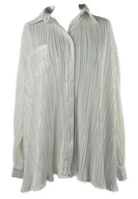 Dámská bílá plisovaná oversized halenka Public Desire 